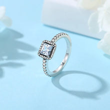 Load image into Gallery viewer, 925 Sterling Silver Rings For Women Original Crown Love Heart Wishbone Engagement Wedding Rose Gold Crystal Ring Luxury Jewelry