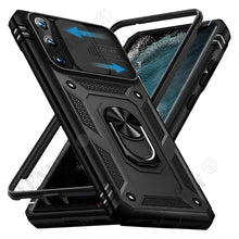 Load image into Gallery viewer, Case For Samsung S26 Ultra S25 S24 S23 Plus S25 FE A57 A56 A37 A36 A17 A16 5G Heavy Duty with Camera 360 Degree Kickstand Cover
