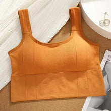 Load image into Gallery viewer, Breathable Sports Bra Anti-Sweat Fitness Top Women Seamless Yoga Bra Shockproof Crop Top Push Up Sport Bra Gym Workout Top