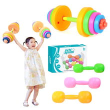 Load image into Gallery viewer, Children Dumbbell Sports Toys Parish Outdoor Activity Games Aids Adjustable Weight Dumbbells Grow Up Physical Training Boys Game
