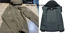 Load image into Gallery viewer, Men Softshell Fleece Jacket Windproof Outdoor Hiking Winter Coat
