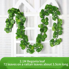 Load image into Gallery viewer, 2.1M Green Ivy Leaf Hanging Vine Artificial Garland – Silk Wall Plant Home Garden Decoration Wedding Party DIY Fake Wreath Leaves