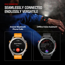 Load image into Gallery viewer, NEW Zeblaze Stratos 4 GPS Smart Watch 1.43 AMOLED Display Built-in Compass Barometric Altimeter Flashlight Voice Call Smartwatch
