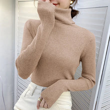 Load image into Gallery viewer, Heliar Women Fall Turtleneck Sweater Knitted Soft Pullovers Cashmere Jumpers Basic Soft Sweaters For Women 2024 Autumn Winter