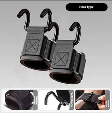 Load image into Gallery viewer, Weight Lifting Hook Grips With Wrist Wraps Hand-Bar Wrist Strap Gym Fitness Hook Weight Strap Pull-Ups Power Lifting Gloves