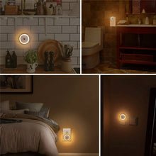 Load image into Gallery viewer, Auto On/Off Night Light! LED, Round, Dusk-to-Dawn