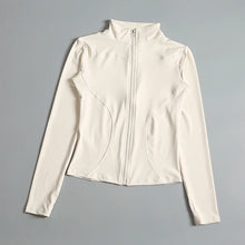 Load image into Gallery viewer, Women Zip Fitness Yoga Shirt Long Sleeve Sports Jacket Gym Top Activewear Running Coats Workout Clothes Woman