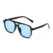 Load image into Gallery viewer, Punk Square Frame Sunglasses Anti-UV Beach Eye Protection Black Shades Glasses Travel Accessories Retro Sunglasses for women men