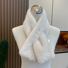 Load image into Gallery viewer, Women Faux Rabbit Fur Scarf Winter Warm Soft Neck Warmer
