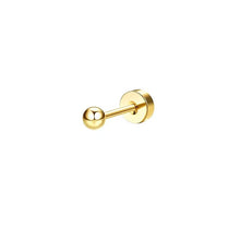 Load image into Gallery viewer, Bobisty 1pc Earrings Surgical Stainless Steel Earrings for Women Dainty Flat Back Earring Stud Hoop Cartilage for Sensitive Ears