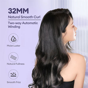 Auto Curler! 360° Rotate, Ceramic, Waves & Curls