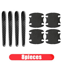 Load image into Gallery viewer, Carbon Fiber Car Stickers Anti Scratch Car Door Handle Protector Automobiles Handle Protection Film Styling Exterior Accessorie