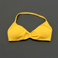 Load image into Gallery viewer, HISTELLO Strappy Bra Gym Top Women High Support Thin Strap Halter Sports Seamless Bras Scrunch Push-up Workout Yoga Tank Tops