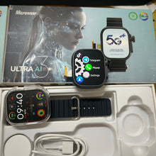 Load image into Gallery viewer, Microwear Ultra Ai3 Smartwatch 5G 180° Rotating Camera Google Play GPS WIFI 2.2inch Amoled HD Display 4G Calling Smartwatch Men