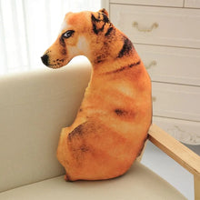 Load image into Gallery viewer, Soft Lifelike Animal Throw Pillow Hound Plush Creative Cushion 3D Dog Pillow Office