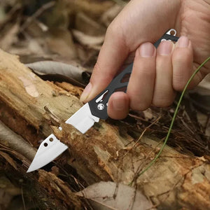 5PCS Pocket Folding Fruit Knife Set Stainless Steel Non-Slip Handle Kitchen Outdoor