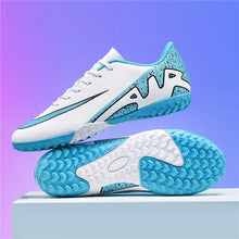Load image into Gallery viewer, New Men Soccer Shoes Ultralight Football Boots Cleats Hot Sale Long Spikes Breathable Indoor Sneakers Training Drop Shipping