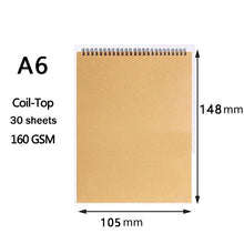 Load image into Gallery viewer, Professional sketchbook Thick paper Spiral notebook Art school supplies Pencil drawing notepad stationery cute gel pens pencil
