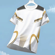 Load image into Gallery viewer, Men's T-shirt Fashion Color Block 3D Print Tee Outdoor Run Fitness Sports Short Sleeve Summer Casual O-neck Loose Breathable Top