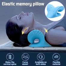 Load image into Gallery viewer, Neck &amp; Shoulder Stretcher Relaxer - Chiropractic Cervical Traction Pillow