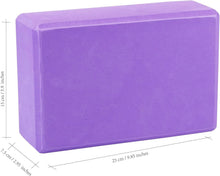 Load image into Gallery viewer, Yoga Blocks Foam Blocks Yoga Props for Pilates Stretching Meditation Exercise Blocks Lightweight Yoga Essentials