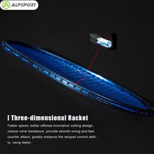 Load image into Gallery viewer, ALP LT 2Pcs/lot 100% Carbon Fiber Elastic 4U 30Lbs Racket Offensive and Defensive Professional Badminton Racket With Bag