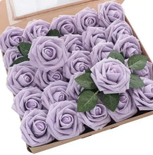 Load image into Gallery viewer, Foam Artificial Roses - 15/25/100pcs Fake Flowers for Wedding, Party &amp; Gift Décor