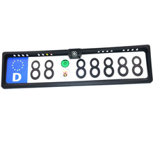 Load image into Gallery viewer, 2026 Exceptional EU European License Plate Frame Camera - Waterproof Night Vision for Car Rear View &amp; Reverse Backup with 8 LED