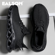 Load image into Gallery viewer, Men&#39;s Black Sports Running Shoes Jogging Sneakers Outdoor Breathable Mesh Women