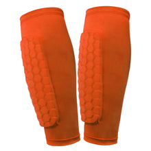 Load image into Gallery viewer, Soccer Shin Pads with Honeycomb Pads Football Shin Pads Ergonomic Lightweight Calf Protective Gear for Kids Youth Adults