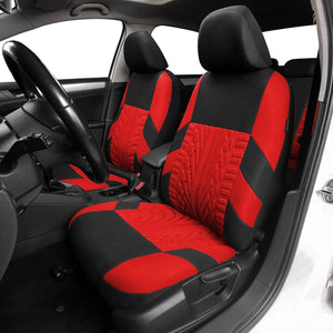 Universal Car Seat Covers Full Set Front Split Rear Bench for SUV Sedan Van