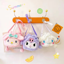 Load image into Gallery viewer, New Sanrio Plush Doll Bag - Cute Kuromi Crossbody Bag, Soft Jade Guigou Shoulder Bag