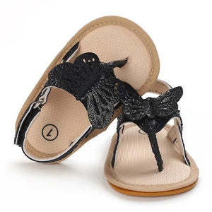 Baby Girl Sandals: Summer, Bowknot, Anti-Slip, Meckior