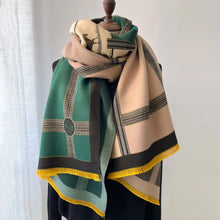 Load image into Gallery viewer, NEW Luxury Winter Thick Warm Scarf Women Cashmere Shawl and Wraps Pashmina Neckerchief Bufanda Female Long Tessel Echarpe 2024