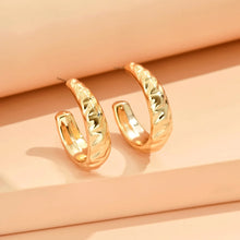 Load image into Gallery viewer, серьги Geometric Irregular Metallic Color Earrings for Women 2024 Minimalist Style Personality Earrings Trendy Jewelry Gift