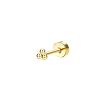 Load image into Gallery viewer, Bobisty 1pc Earrings Surgical Stainless Steel Earrings for Women Dainty Flat Back Earring Stud Hoop Cartilage for Sensitive Ears