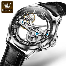 Load image into Gallery viewer, OLEVS 6661 Top of the line Original Skeleton Men's Automatic Mechanical Watch Waterproof and Luminous Men's Watch Reloj Hombre