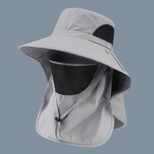 Load image into Gallery viewer, Summer Sun Hats UV Protection Outdoor Hunting Fishing Cap For Men Women Hiking Camping Visor Bucket Hat Neck Flap Fisherman Hat
