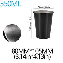 Load image into Gallery viewer, 350/500ml Stainless Steel Cups Household Office Bar Kitchen Drinks Coffee Tumbler Tea Drinking Beer Mug Metal Travel Drink Cup