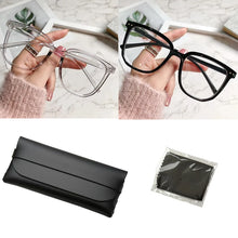 Load image into Gallery viewer, Anti-blue Light Glasses for Women with Regular Eyeglass Frame Finished Retro Flat Light Frame