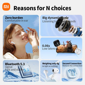 Xiaomi H19 Bluetooth 5.3 Earbuds, Mini Lightweight Wireless, Sport In-Ear Headset