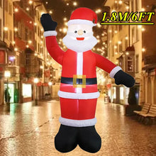 Load image into Gallery viewer, Christmas Inflatable Decoration Toy Built-in LED Lights Inflatable Model Ornament Xmas Party New Year Garden Indoor Outdoor Deco