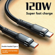 Load image into Gallery viewer, 120W Fast Charger PD Quick Charging High Quality USB C TO USB Type C Cable For iPhone Xiaomi 15 Plus Pro Max Samsung S24