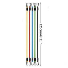 Load image into Gallery viewer, 11PCS Fitness Bodybuilding Elastic Bands Pull Rope Workout Bands Resistance Bands Latex Tubes Pedal Excerciser Crossfit Fit
