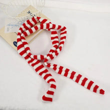 Load image into Gallery viewer, Women Harajuku Cotton Scarves Y2k Black Grey Stripe Long Scarves 180cm Thin Long Decorative Neckerchief Fashion Streetwear