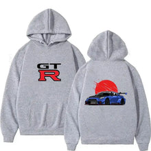 Load image into Gallery viewer, GTR R35 Streetwear Hoodie – Japanese Sportscar Inspired Sweatshirt