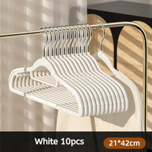 Load image into Gallery viewer, 10Pcs Black/Orange/Grey Multifunctional Wet and Dry Household Hanger Suitable for Hanging Clothes Bedroom Wardrobe Anti-Slip