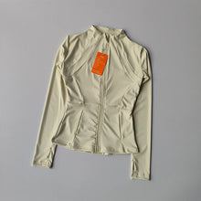Load image into Gallery viewer, Women's Slim Fit Long Sleeve Sports Jacket Zip Fitness Yoga Workout Jacket Slim Tight Gym ActiveWear Top Running Jacket