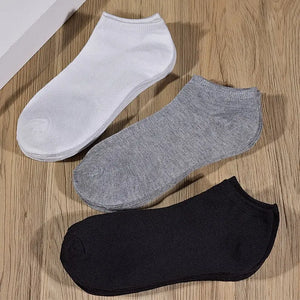 Invisible Boat Socks - Anti-Slip Summer No Show Ankle Socks, 5 Pairs