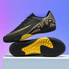Load image into Gallery viewer, New Men Soccer Shoes Ultralight Football Boots Cleats Hot Sale Long Spikes Breathable Indoor Sneakers Training Drop Shipping